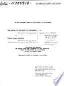 California. Court of Appeal (6th Appellate District). Records and Briefs