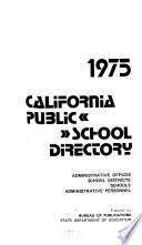 California Public School Directory