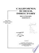 California School Directory