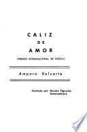 Cáliz de amor