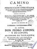 Camino a la perfeccion christiana