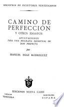 Camino de perfección y otros ensayos