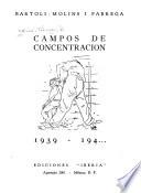 Campos de concentración, 1939-194...