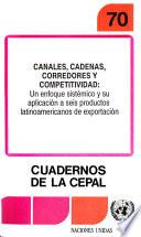 Canales, cadenas, corredores y competitividad