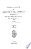 Cancionero general de Hernando del Castillo