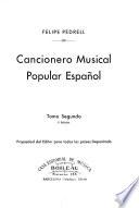 Cancionero musical populár español