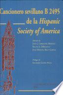 Cancionero sevillano B 2495 de la Hispanic Society of America