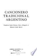 Cancionero tradicional argentino