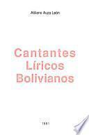 Cantantes líricos bolivianos