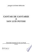 Cantar de cantares a San Luis Potosí