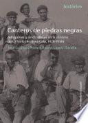 Canteros de piedras negras