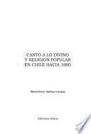 Canto a lo divino y religión popular en Chile hacia 1900