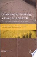 Capacidades estatales y desarrollo regional