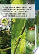 Caracterización de la gulupa (Passiflora edulis Sims var. Edulis) producida en el municipio de Cajamarca – Cañón de Anaime, Tolima Colombia