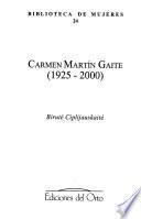 Carmen Martín Gaite (1925-2000)