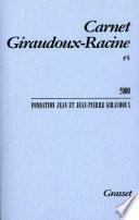 Carnet Giraudoux-Racine n°6