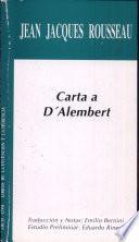Carta a D'Alembert