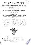 Carta misiva del Doct. Fulgencio de Rajas i Peñalosa