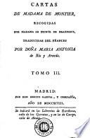 Cartas de Madama de Montier