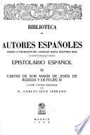 Cartas de Sor María de Jesús de Ágreda y de Felipe IV.