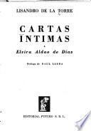 Cartas intimas a Elvira Aldao de Díaz