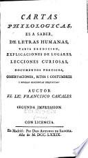 Cartas philologicas