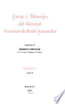 Cartas y mensajes: 1825