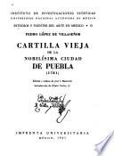 Cartilla Vieja de la nobilísima ciudad de Puebla