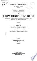 Catalog of Copyright Entries. Fourth Series