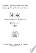 Catalog of Copyright Entries. Fourth Series