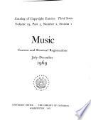 Catalog of Copyright Entries