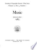 Catalog of Copyright Entries, Third Series