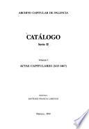 Catálogo: Actas capitulares (1413-1467)