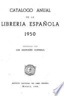 Catálogo anual de la librería española