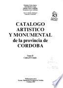 Catálogo artístico y monumental de la provincia de Córdoba