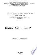 Catálogo colectivo de obras impresas en los siglos XVI al XVIII existentes en las bibliotecas españolas