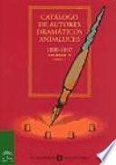 Catálogo de autores dramáticos andaluces