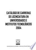 Catálogo de carreras