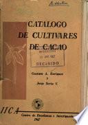 Catálogo de cultivares de cacao