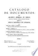 Catálogo de documentos del Archivo General de Indias, sección V, gobierno, Audiencia de Santo Domingo, sobre la época española de Luisiana