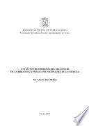 Catálogo de impresos del siglo XVIII de la Biblioteca Pública Municipal de Yecla, Murcia