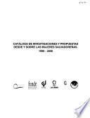 Catálogo de investigaciones y propuestas desde y sobre las mujeres salvadoreñas, 1996-2006