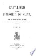 Catálogo de la biblioteca de Salvá