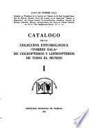 Catálogo de la colección entomológica Torres Sala de coleópteros y lepidópteros de todo el mundo: Prólogo, por F. de A. Bosch Ariño. Nota preliminar Entomología y entomólgos valencianos, conferencia pronunciada en el Salón de Reyes de la Generalidad de Valencia, el día 1 de diciembre de 1955, por J. de Torres Sala. Coleópteros