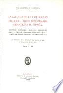 Catalogo de la Coleccion Pellicer, Antes Denominada Grandezas de Espana Tomo Iii