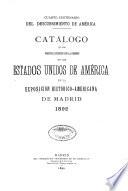 Catalogo de la exposicion historico-Americana de Madrid