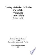 Catálogo de la obra de Emilio Carballido