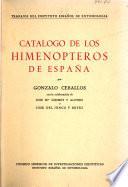 Catálogo de los himenópteros de España