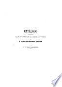 Catálogo de los libros que forman la biblioteca de D. Ramón de Mesonero Romanos