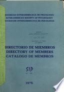 Catalogo de membros